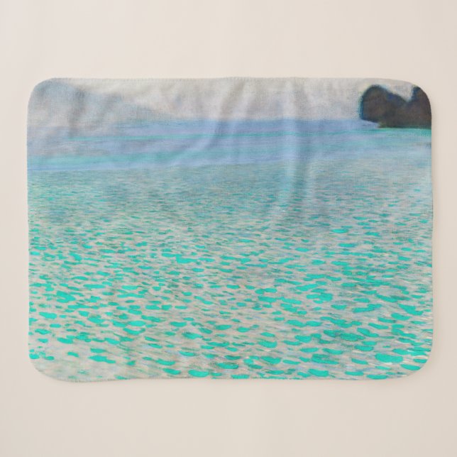 Lake Atter, Gustav Klimt Sherpa Blanket (Front (Horizontal))