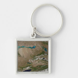 Lake Balkhash in eastern Kazakhstan Keychain