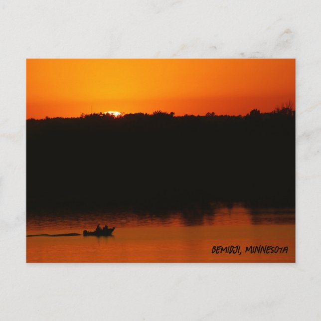 Lake Bemidji Postcard (Front)