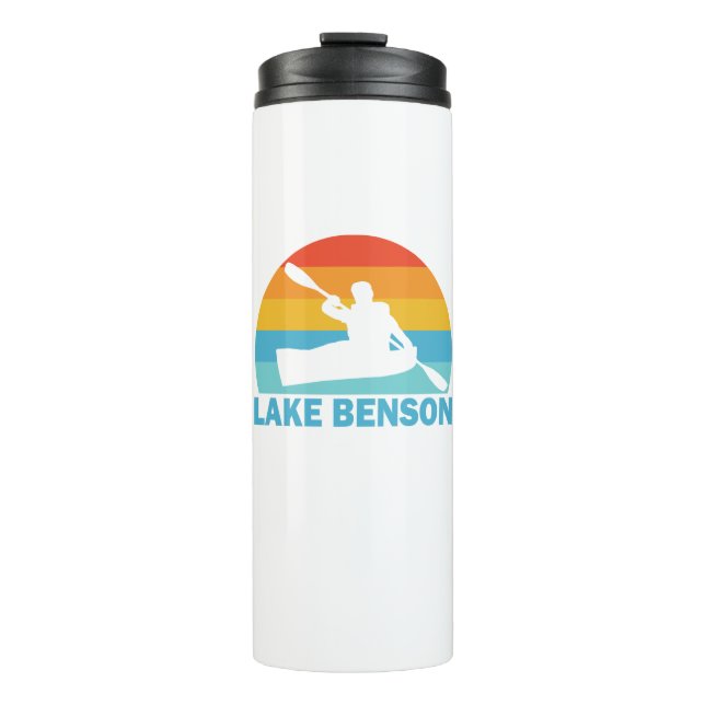 Lake Benson North Carolina Kayak Thermal Tumbler (Front)