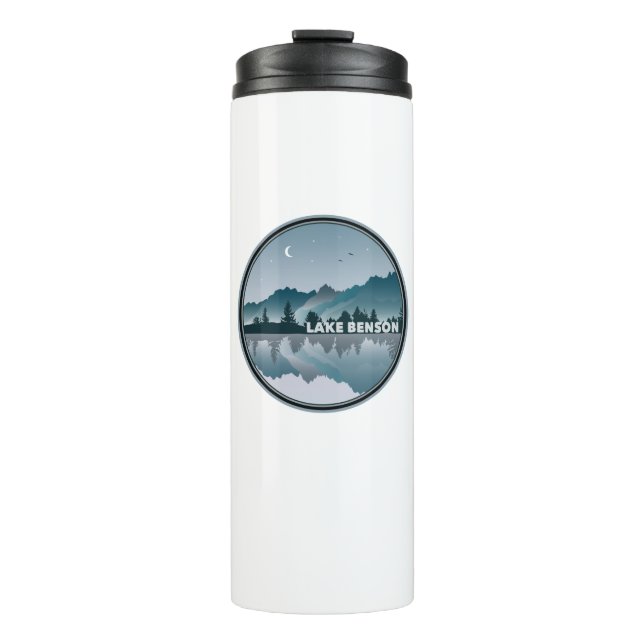 Lake Benson North Carolina Reflection Thermal Tumbler (Front)