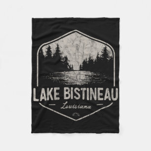 Lake Bistineau Louisiana Outdoors Vintage Fleece Blanket