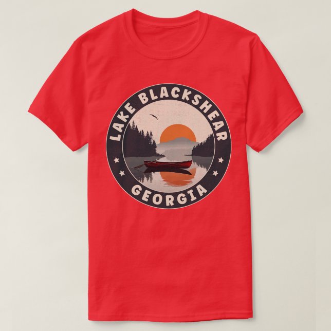 Lake Blackshear Georgia Sunset TShirt (Design Front)