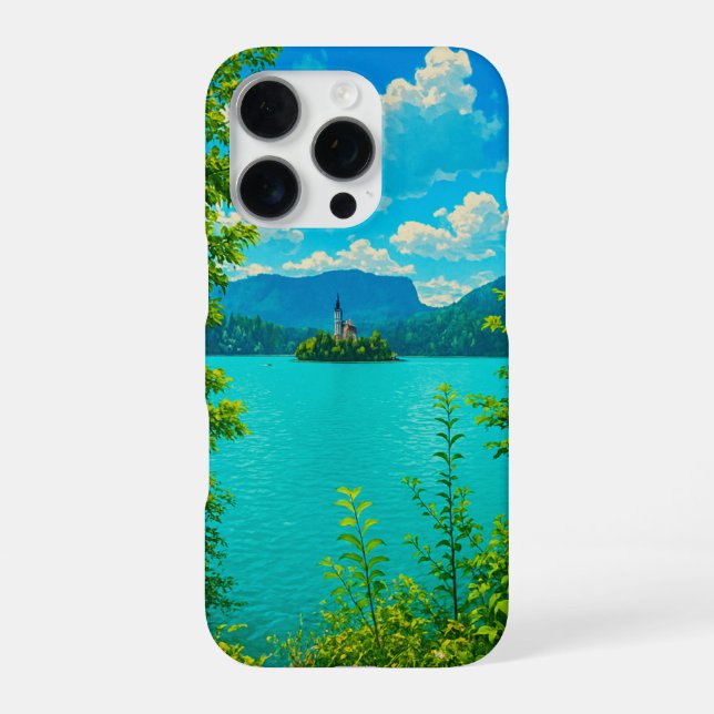 Lake Bled iPhone Case (Back)