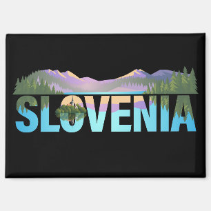 Lake Bled Slovenia Europe Magnet
