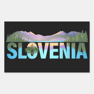 Lake Bled Slovenia Europe Sticker