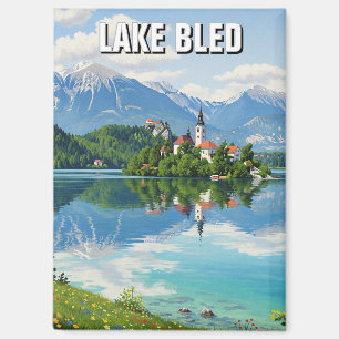 Lake Bled Slovenia Magnet