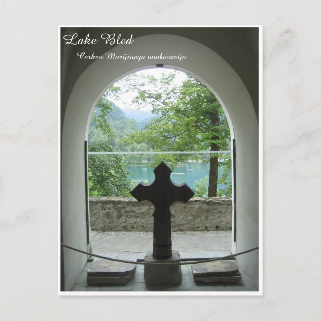 Lake Bled, Slovenia Postcard (Front)