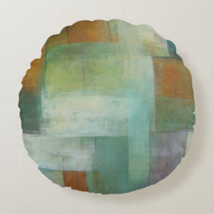 Lake Blue Essence II Round Pillow