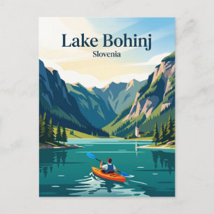 Lake Bohinj, Slovenia Postcard