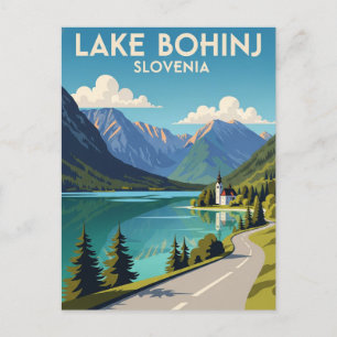 Lake Bohinj Slovenia Postcard