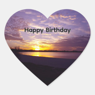 Lake Bonney, Barmera, Australia, Heart Sticker