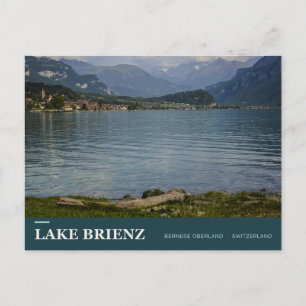 Lake Brienz and Bernese Oberland Shoreline Postcard