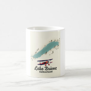Lake Brienz Switzerland map Coffee Mug
