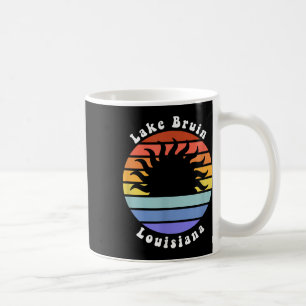Lake Bruin Louisiana La Sunrise Vacation Souvenir  Coffee Mug