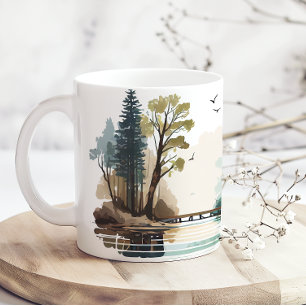 Lake Cabin Camper Fun Summer Coffee Mug