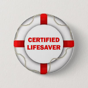 Lake Certified Lifesaver 2 Inch Round Button