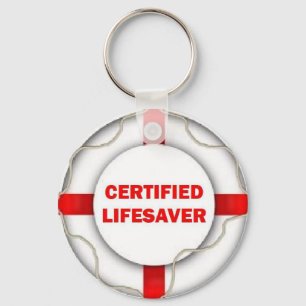 Lake Certified Lifesaver Keychain