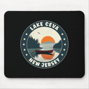 Lake Ceva New Jersey Sunset T Shirt  Mouse Pad
