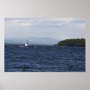 Lake Champlain Breakwater Poster