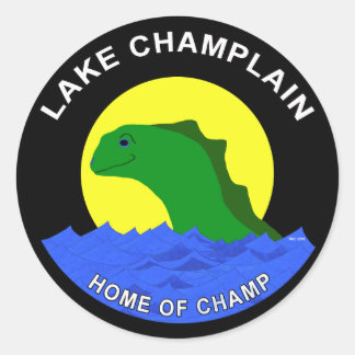 Lake Champlain Classic Round Sticker