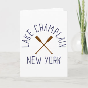 Lake Champlain New York Outdoors Vintage Card
