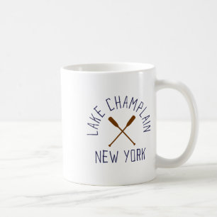 Lake Champlain New York Outdoors Vintage Coffee Mug