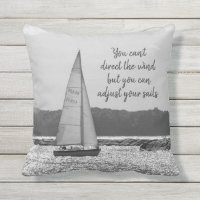 Lake Champlain Sailboat B&W Custom