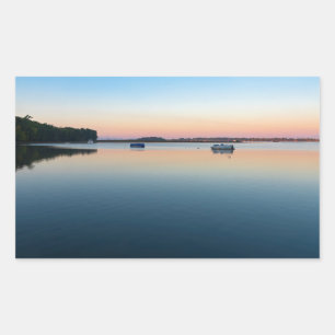 lake champlain sunrise in saint albans bay sticker