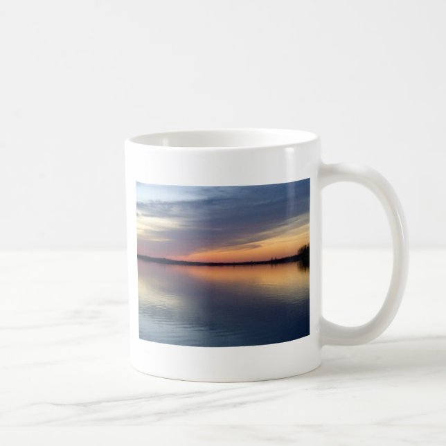 Lake Champlain sunset from Alburgh, VT Coffee Mug (Right)