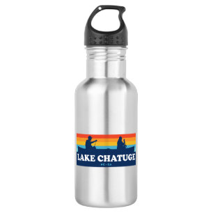 Lake Chatuge North Carolina Georgia Canoe 532 Ml Water Bottle