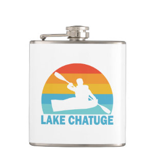 Lake Chatuge North Carolina Georgia Kayak Hip Flask