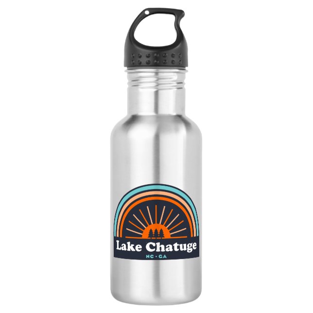 Lake Chatuge North Carolina Georgia Rainbow 532 Ml Water Bottle (Front)