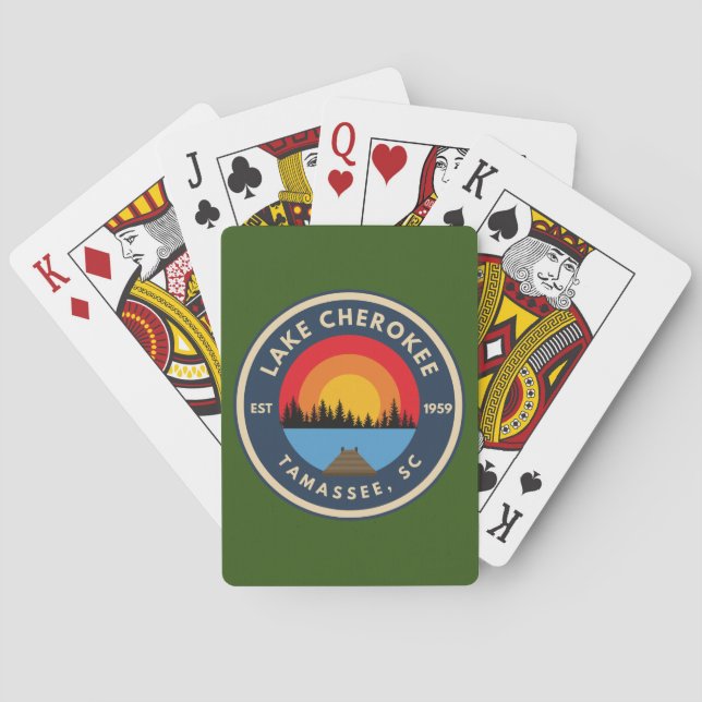 Lake Cherokee Playing Cards (Back)
