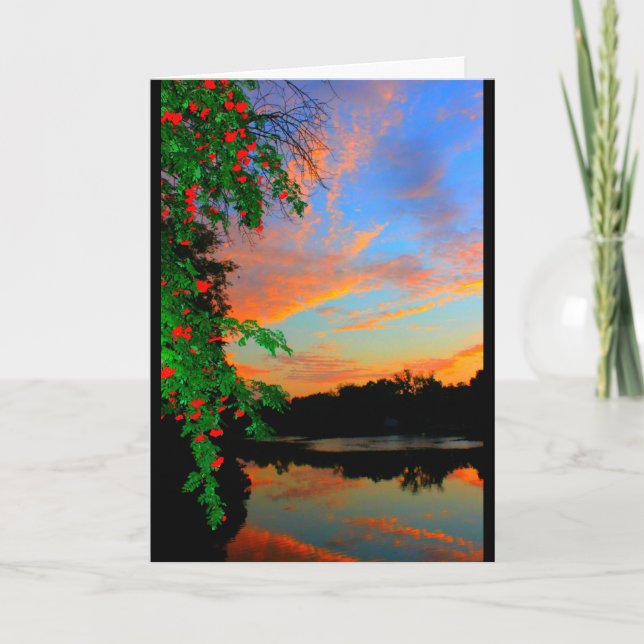 Lake Chilton Sunset Toute carte d'occasion (Devant)