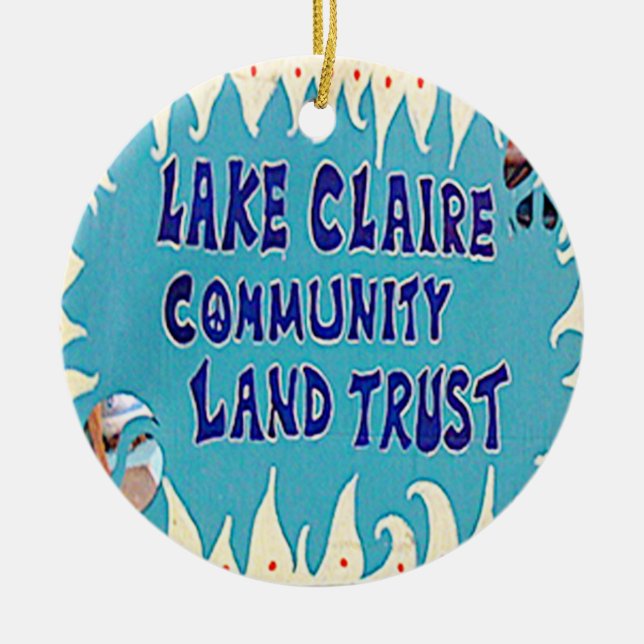 Lake Claire, Lake Claire Atlanta, Lake Claire  Ceramic Ornament (Front)