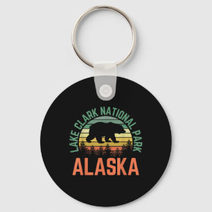 Lake Clark National Park Alaska Bear Hiking Nature Keychain