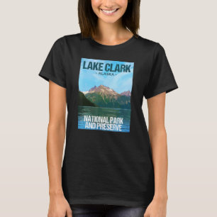 Lake Clark National Park Alaska Poster Design T-Shirt