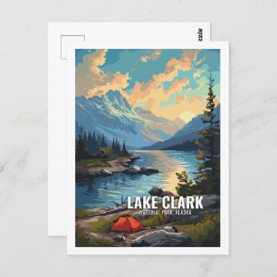 Lake Clark National Park Alaska USA  Postcard