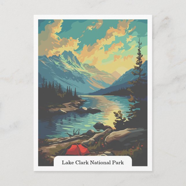 Lake Clark National Park, Alaska USA Postcard (Front)