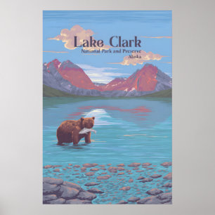 Lake Clark National Park and Preserve Travel Poster