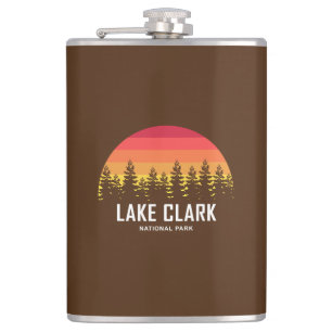 Lake Clark National Park Hip Flask