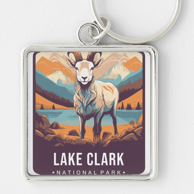LAKE CLARK NATIONAL PARK KEYCHAIN (Front)