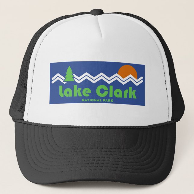 Lake Clark National Park Retro Trucker Hat (Front)