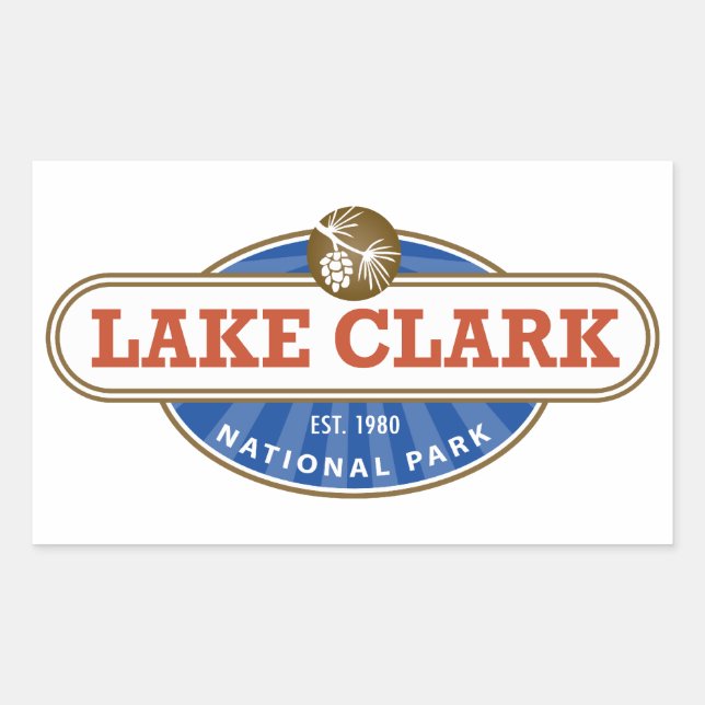 Lake Clark National Park Sticker (Front)