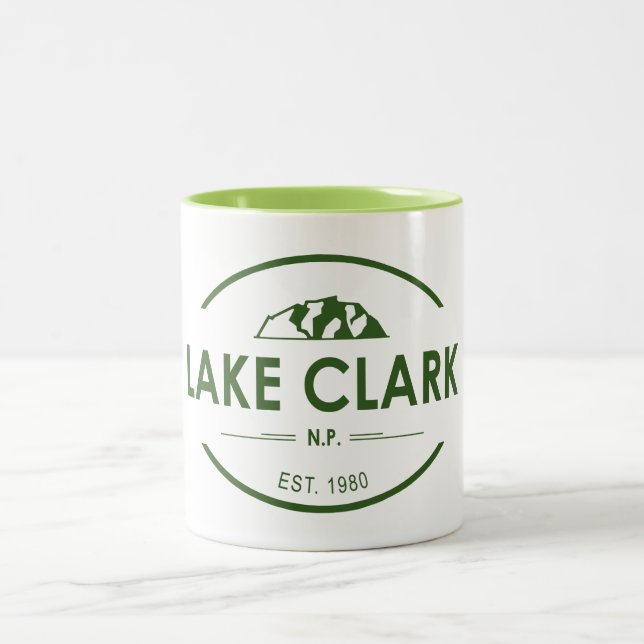 Lake Clark National Park Two-Tone Coffee Mug (Center)
