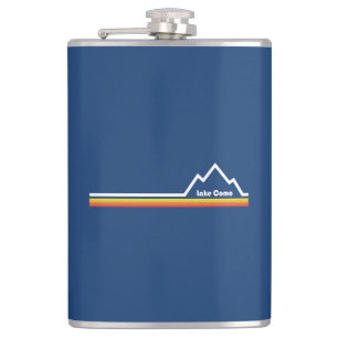Lake Como, Italy Hip Flask