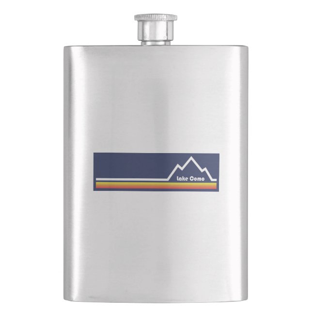 Lake Como, Italy Hip Flask (Front)