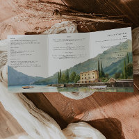 Lake Como Italy | Illustrated Wedding
