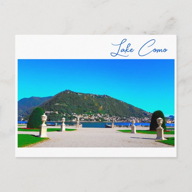 Lake Como Italy Landscape Mountains Postcard (Front)
